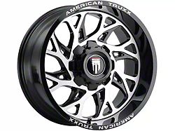 American Truxx Destiny Gloss Black Machined 6-Lug Wheel; 20x12; -44mm Offset (16-24 Titan XD)