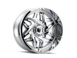 American Truxx Euphoria Chrome 6-Lug Wheel; 20x10; -19mm Offset (16-24 Titan XD)