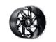 American Truxx Spyder Satin Black Milled 5-Lug Wheel; 22x14; -76mm Offset (14-21 Tundra)