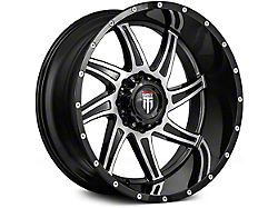 American Truxx Vortex Gloss Black Machined 6-Lug Wheel; 20x10; -24mm Offset (22-24 Tundra)