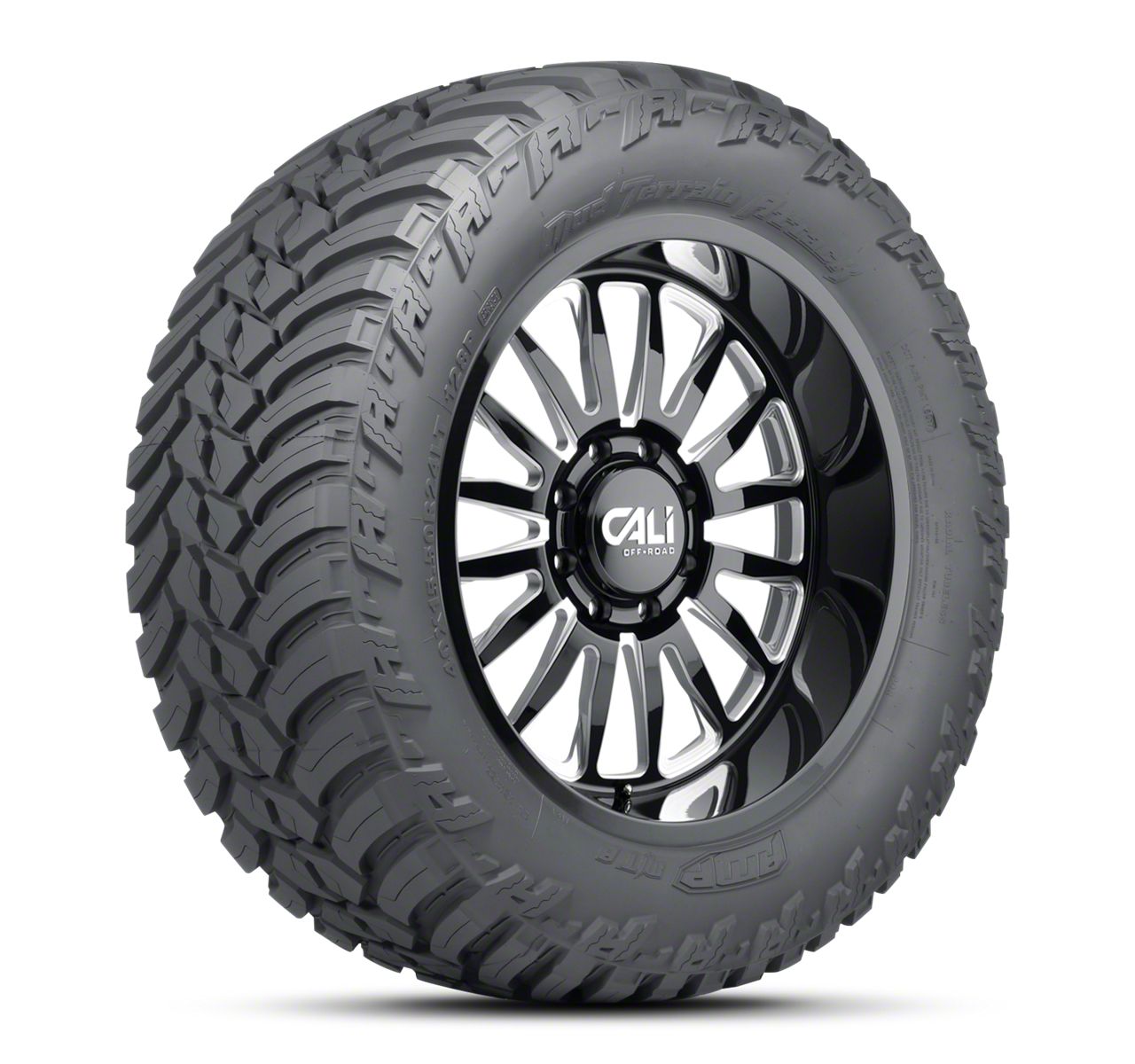 AMP Jeep Wrangler Mud-Terrain Attack M/T Tire 325-5022AMP/CM2 (35 ...