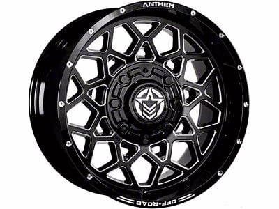 Anthem Off-Road Avenger Gloss Black Milled 6-Lug Wheel; 20x10; -18mm Offset (03-09 4Runner)