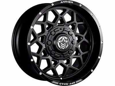 Anthem Off-Road Avenger Satin Black 6-Lug Wheel; 17x9; 0mm Offset (03-09 4Runner)