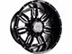 Anthem Off-Road Equalizer Gloss Black with Gray Tint Milled 6-Lug Wheel; 20x10; -24mm Offset (03-09 4Runner)