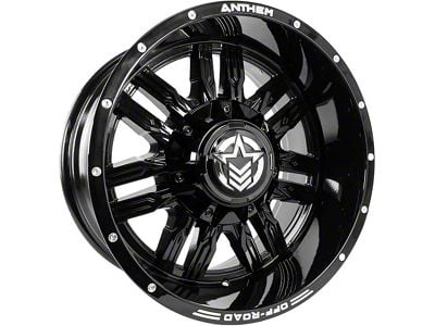 Anthem Off-Road Equalizer Gloss Black 6-Lug Wheel; 18x10; -24mm Offset (03-09 4Runner)