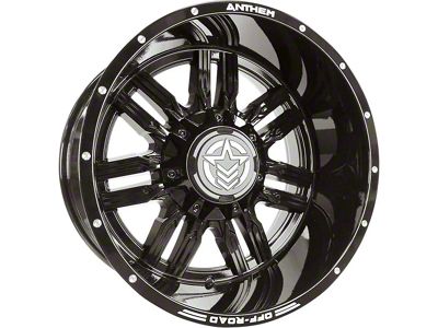 Anthem Off-Road Equalizer Gloss Black 6-Lug Wheel; 20x12; -44mm Offset (03-09 4Runner)