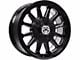 Anthem Off-Road Intimidator Gloss Black Milled 6-Lug Wheel; 20x10; -24mm Offset (03-09 4Runner)