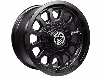 Anthem Off-Road Intimidator Satin Black 6-Lug Wheel; 17x9; 0mm Offset (03-09 4Runner)