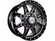 Anthem Off-Road Rogue Gloss Black Milled 6-Lug Wheel; 17x9; -12mm Offset (03-09 4Runner)