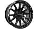 Anthem Off-Road Talon Gloss Black 6-Lug Wheel; 20x10; -24mm Offset (03-09 4Runner)