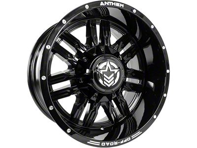 Anthem Off-Road Equalizer Gloss Black 6-Lug Wheel; 20x10; -24mm Offset (04-15 Titan)