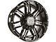 Anthem Off-Road Equalizer Gloss Black Milled 6-Lug Wheel; 20x12; -44mm Offset (04-15 Titan)
