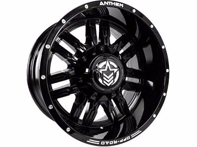 Anthem Off-Road Equalizer Gloss Black 6-Lug Wheel; 18x9; 0mm Offset (04-15 Titan)