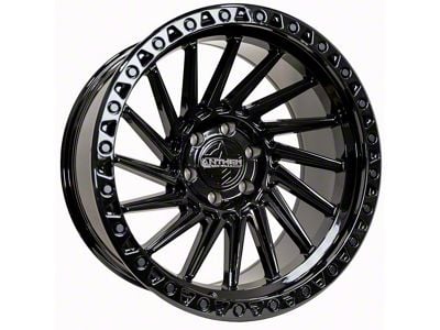 Anthem Off-Road Turbine Gloss Black 6-Lug Wheel; 20x10; -24mm Offset (04-15 Titan)