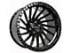 Anthem Off-Road Turbine Gloss Black 6-Lug Wheel; 22x12; -24mm Offset (04-15 Titan)