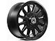 Anthem Off-Road Intimidator Satin Black 6-Lug Wheel; 18x9; 18mm Offset (05-21 Frontier)