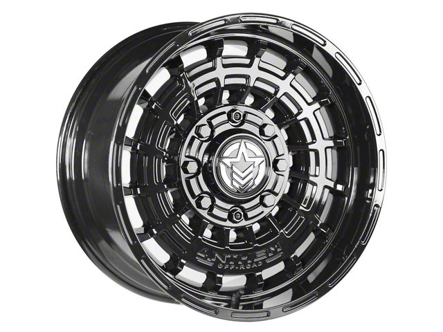 Anthem Off-Road Viper Gloss Black 6-Lug Wheel; 17x9; -12mm Offset (05-21 Frontier)
