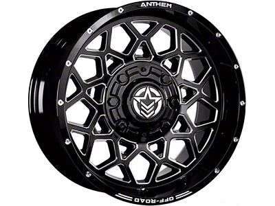 Anthem Off-Road Avenger Gloss Black Milled 6-Lug Wheel; 18x9; 18mm Offset (05-15 Tacoma)