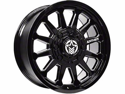 Anthem Off-Road Intimidator Gloss Black Milled 6-Lug Wheel; 17x9; 0mm Offset (05-15 Tacoma)