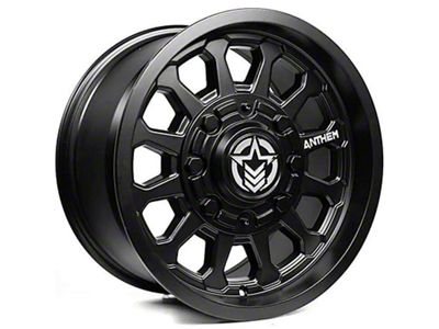 Anthem Off-Road Intimidator Satin Black 6-Lug Wheel; 18x9; -12mm Offset (05-15 Tacoma)