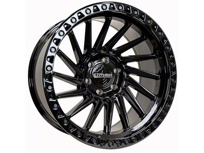 Anthem Off-Road Turbine Gloss Black 6-Lug Wheel; 20x10; -24mm Offset (05-15 Tacoma)