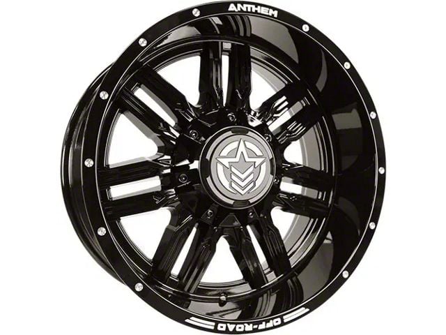 Anthem Off-Road Equalizer Gloss Black 5-Lug Wheel; 18x10; -24mm Offset (07-13 Tundra)