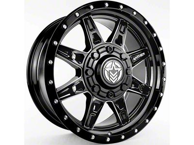 Anthem Off-Road Rogue Gloss Black Milled 5-Lug Wheel; 20x9; 18mm Offset (07-13 Tundra)