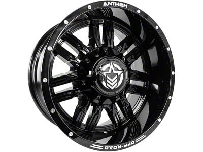 Anthem Off-Road Equalizer Gloss Black 6-Lug Wheel; 20x10; -24mm Offset (10-24 4Runner)