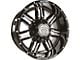 Anthem Off-Road Equalizer Gloss Black Milled 6-Lug Wheel; 20x12; -44mm Offset (10-24 4Runner)