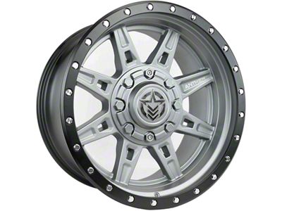 Anthem Off-Road Rogue Titanium Gray 6-Lug Wheel; 17x8.5; 0mm Offset (10-24 4Runner)