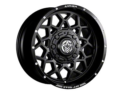 Anthem Off-Road Avenger Satin Black 6-Lug Wheel; 17x9; 0mm Offset (2024 Tacoma)