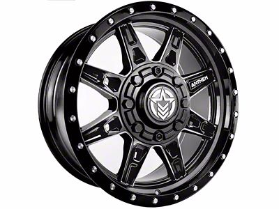 Anthem Off-Road Rogue Gloss Black Milled 6-Lug Wheel; 17x9; 0mm Offset (2024 Tacoma)