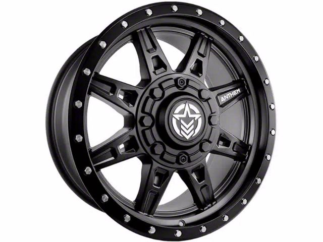 Anthem Off-Road Rogue Satin Black 6-Lug Wheel; 17x9; 0mm Offset (2024 Tacoma)