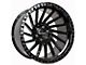 Anthem Off-Road Turbine Gloss Black 6-Lug Wheel; 22x12; -24mm Offset (2024 Tacoma)