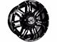 Anthem Off-Road Equalizer Gloss Black Milled 6-Lug Wheel; 20x10; -24mm Offset (10-24 4Runner)