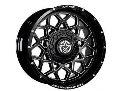 Anthem Off-Road Avenger Gloss Black Milled 6-Lug Wheel; 18x9; 18mm Offset (22-24 Bronco Raptor)