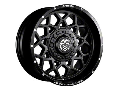 Anthem Off-Road Avenger Satin Black 6-Lug Wheel; 17x9; 0mm Offset (22-24 Bronco Raptor)