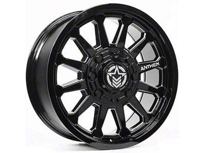 Anthem Off-Road Intimidator Gloss Black Milled 6-Lug Wheel; 18x9; -12mm Offset (22-24 Bronco Raptor)