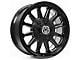 Anthem Off-Road Intimidator Gloss Black Milled 6-Lug Wheel; 18x9; -12mm Offset (22-24 Bronco Raptor)