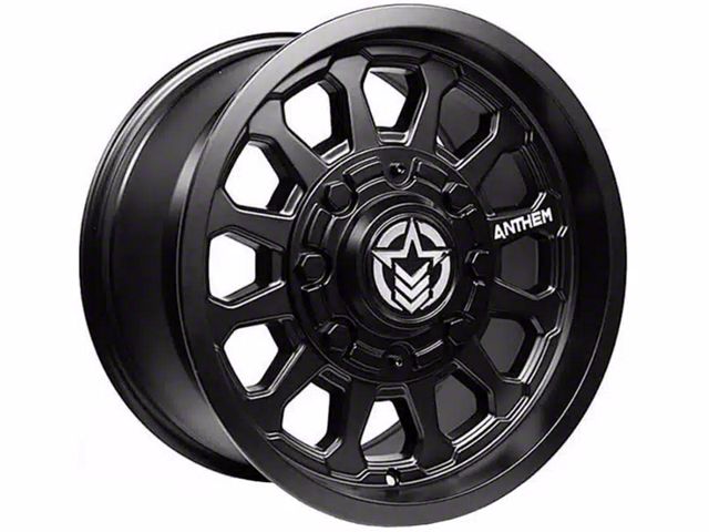 Anthem Off-Road Intimidator Satin Black 6-Lug Wheel; 18x9; 18mm Offset (21-24 Bronco, Excluding Raptor)