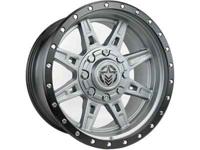 Anthem Off-Road Rogue Titanium Gray 6-Lug Wheel; 17x9; -12mm Offset (21-24 Bronco, Excluding Raptor)