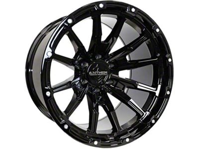 Anthem Off-Road Talon Gloss Black 6-Lug Wheel; 20x12; -44mm Offset (21-24 Bronco, Excluding Raptor)