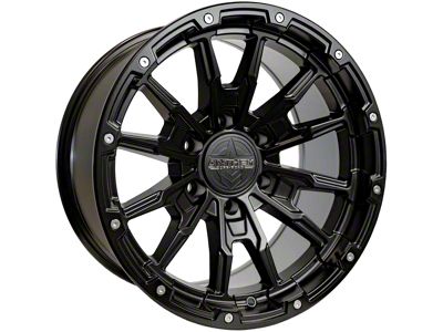 Anthem Off-Road Talon Satin Black 6-Lug Wheel; 18x9; -12mm Offset (22-25 Bronco Raptor)