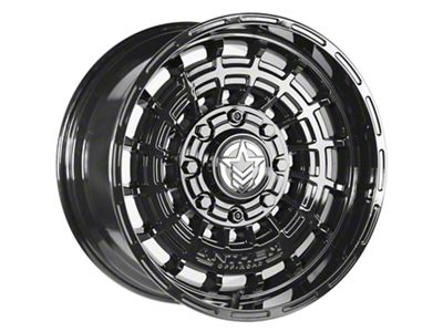 Anthem Off-Road Viper Gloss Black 6-Lug Wheel; 17x9; -12mm Offset (22-24 Bronco Raptor)