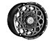 Anthem Off-Road Avenger Gloss Black Milled Wheel; 17x9 (20-24 Jeep Gladiator JT)