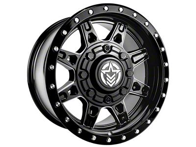 Anthem Off-Road Rogue Gloss Black Milled Wheel; 17x9 (20-24 Jeep Gladiator JT)