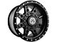 Anthem Off-Road Rogue Satin Black Wheel; 17x8.5; 0mm Offset (20-24 Jeep Gladiator JT)