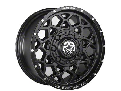 Anthem Off-Road Avenger Satin Black Wheel; 17x9; 0mm Offset (05-10 Jeep Grand Cherokee WK, Excluding SRT8)