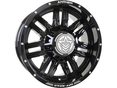 Anthem Off-Road Equalizer Gloss Black Wheel; 18x9; 0mm Offset (22-24 Jeep Grand Cherokee WL)