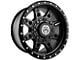 Anthem Off-Road Rogue Satin Black Wheel; 17x8.5; 0mm Offset (05-10 Jeep Grand Cherokee WK, Excluding SRT8)